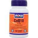CoQ10 50 мг + VIT E (коэнзим Q10, Ку10, витамин Е) 50 капсул NOW Foods