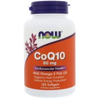 CoQ10 100 мг 30 вег. капс. NOW Foods