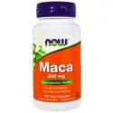 Maca 500 мг (мака) 100 растительных капсул NOW Foods