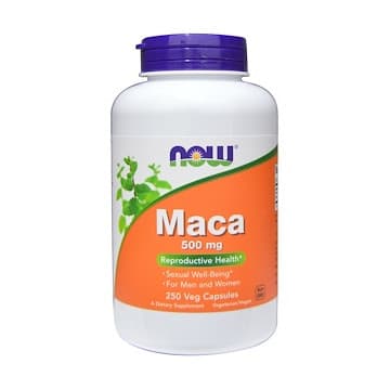 Maca 500 мг (мака) 250 растительных капсул NOW Foods