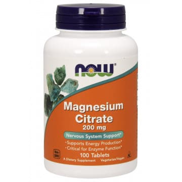 Magnesium Citrate (магний цитрат) 200 мг 100 таблеток NOW Foods