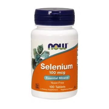 SELENIUM Yeast Free 100 мкг (селен) 100 таблеток Now Foods