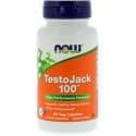 TestoJack 100 (тестобустер) 60 растительных капсул NOW Foods