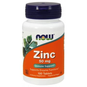 Zinc gluconate 50 мг (цинк глюконат) 100 таблеток NOW Foods