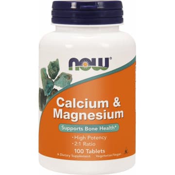 Calcium-Magnesium 500/250 мг (кальций, магний) 100 таблеток NOW Foods