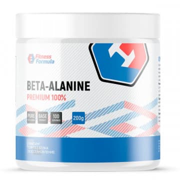 100% BETA-ALANINE PREMIUM (бета-аланин) 200 г Fitness Formula