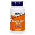 Pantothenic Acid 500 мг (пантотеновая кислота) 100 капсул NOW Foods
