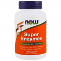 Super Enzymes (пищеварительные энзимы) 90 капсул NOW Foods