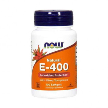 E-400 MIXED TOC (витамин Е, смешанные токоферолы) 100 гелевых капсул NOW Foods