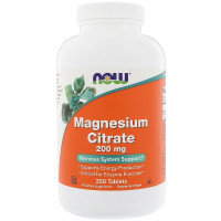 Magnesium Citrate 200 мг (250 таб) NOW Foods