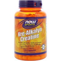Kre-Alkalyn(R) Creatine 750 мг 120 капс. NOW Foods