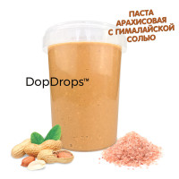 DopDrops Протеиновая Арахисовая Паста 265г [Без Добавок], стекло