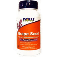 Grape Seed, Экстракт Виноградных Косточек 100 мг - 100 капсул NOW Foods