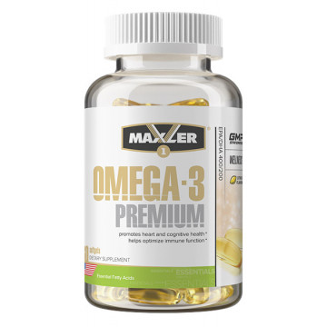 Omega-3 Premium 60 гелевых капсул Maxler