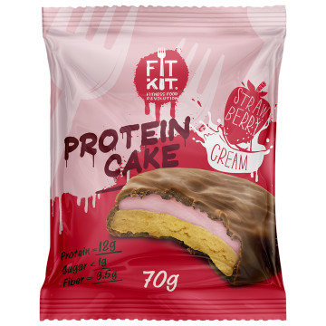 PROTEIN CAKE (протеиновое пирожное) 70 грамм FIT KIT