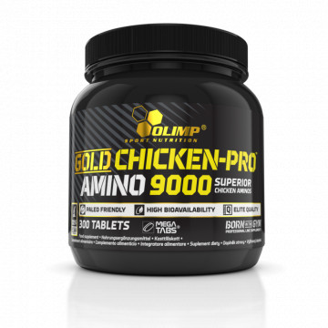 Gold Chicken Pro Amino 9000 Mega Tabs (аминокислоты куриные) 300 таблеток Olimp