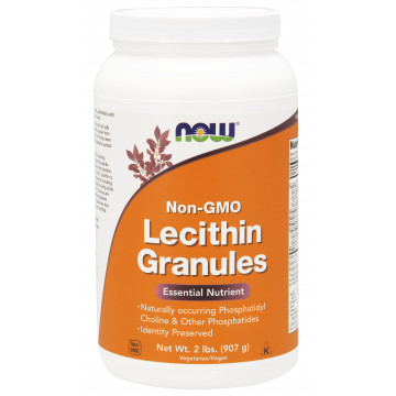 Lecithin Gran Non GMO (лецитин соевый) 908 г NOW Foods