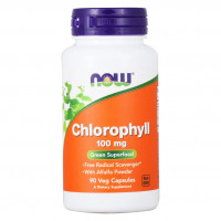 Chlorophyll 100 мг 90 капсул NOW Foods