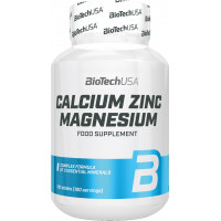 CALCIUM ZINC MAGNESIUM 100 таблеток Biotech USA