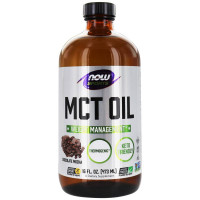 MCT Oil 473 мл (шоколад-кофе мокко) NOW Foods