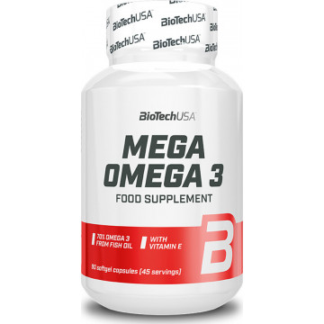 Омега кислоты Mega Omega 3 Biotech USA 90 капс.