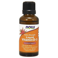 Liquid Vitamin D-3 Extra Strength 30 мл Now