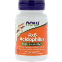 Acidophilus 4x6 120 капсул Now Foods