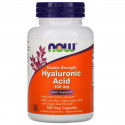 Hyaluronic Acid 100 mg 2x Plus (гиалуроновая кислота) 120 капсул NOW Foods