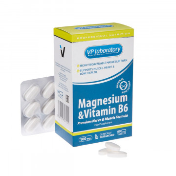 Magnesium & Vitamin B6 (60 таб) VPLab