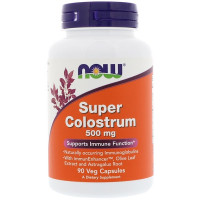 Super Colostrum 500 мг 90 капсул NOW Foods