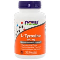 L-Tyrosine 500 мг 120 капсул NOW Foods