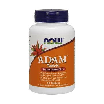 ADAM Superior Men's Multi (мультивитамины для мужчин) 60 таб. NOW Foods